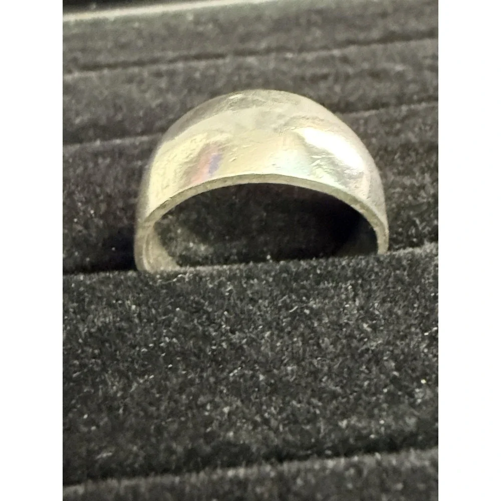 Sterling Silver 925 Dome Band Ring Size 9